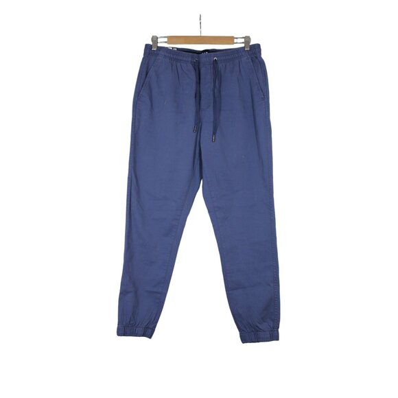 Gap men's elastic waist casual stretch cotton‎ twill jogger pants M - Picture 1 of 12